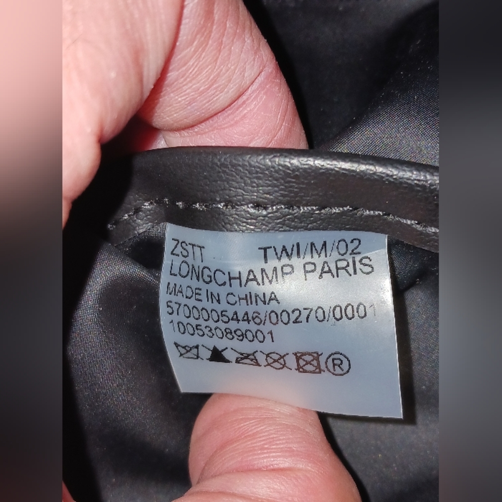Longchamp Brown and Black Foldable Tote Bag - Picture 5 of 12